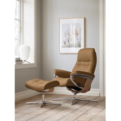 STRESSLESS Sunrise Taupe PALOMA Leder Relaxsessel - Sessel STRESSLESS Sunrise Taupe PALOMA Leder Relaxsessel - Sessel