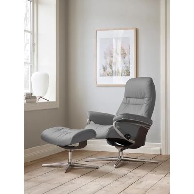 Stressless Sunrise Bordeaux BATICK Hocker - Fußhocker, 57x42x40cm, Leder BATICK, Cross Base Wenge Stressless Sunrise Bordeaux BATICK Hocker - Fußhocker, 57x42x40cm, Leder BATICK, Cross Base Wenge
