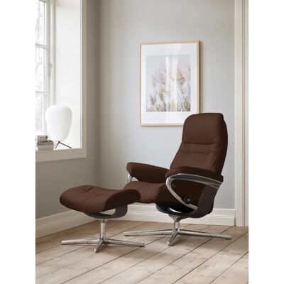 Stressless - Sunrise - Cross Base Wenge - BATICK - Ottoman Stressless - Sunrise - Cross Base Wenge - BATICK - Ottoman
