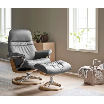 STRESSLESS Sunrise Grau BATICK Relaxsessel - Sessel STRESSLESS Sunrise Grau BATICK Relaxsessel - Sessel