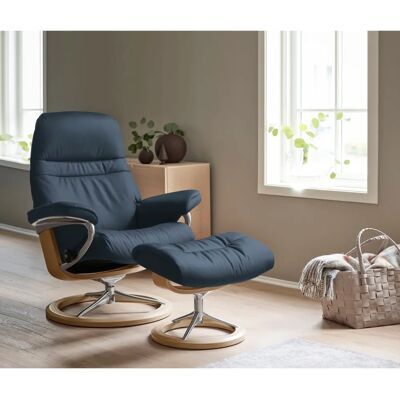 Stressless Sunrise Oxford Blau Relaxsessel Stressless Sunrise Oxford Blau Relaxsessel