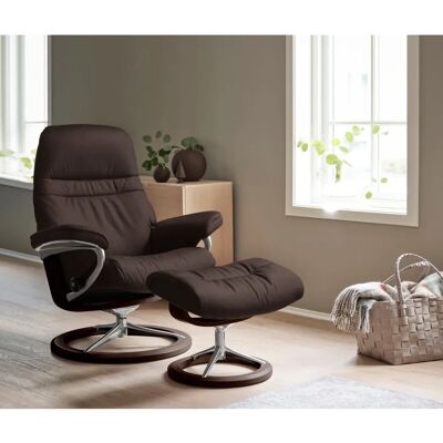 Stressless Sunrise Leder Relaxsessel - Dreh- & Relaxfunktion Stressless Sunrise Leder Relaxsessel - Dreh- & Relaxfunktion