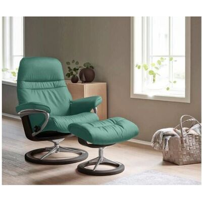 Stressless Sunrise Aqua Grün Leder Relaxsessel - Komfort Pur Stressless Sunrise Aqua Grün Leder Relaxsessel - Komfort Pur