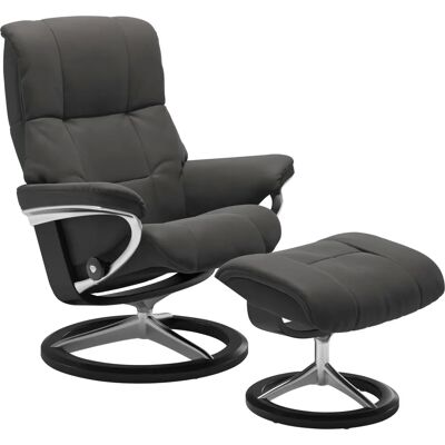 STRESSLESS Mayfair - Grau, Leder PALOMA, Signature Base - Relaxsessel STRESSLESS Mayfair - Grau, Leder PALOMA, Signature Base - Relaxsessel