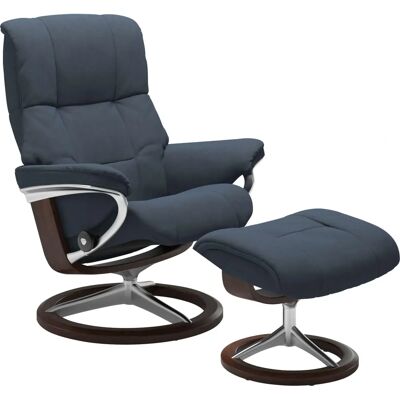 Stressless Mayfair Sessel - Blau DINAMICA Signature Base Stressless Mayfair Sessel - Blau DINAMICA Signature Base