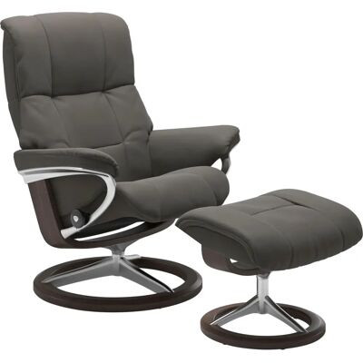 Stressless Mayfair - Wenge Basis Leder Grau Stressless Mayfair - Wenge Basis Leder Grau