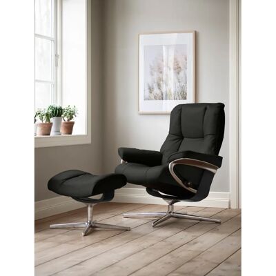 STRESSLESS Mayfair Schwarzer Leder Drehstuhl - Relaxsessel STRESSLESS Mayfair Schwarzer Leder Drehstuhl - Relaxsessel