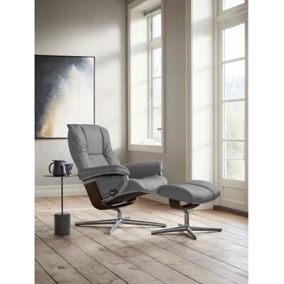 STRESSLESS Mayfair - Relaxsessel mit Leder BATICK, Kreuzbasis, Braun STRESSLESS Mayfair - Relaxsessel mit Leder BATICK, Kreuzbasis, Braun
