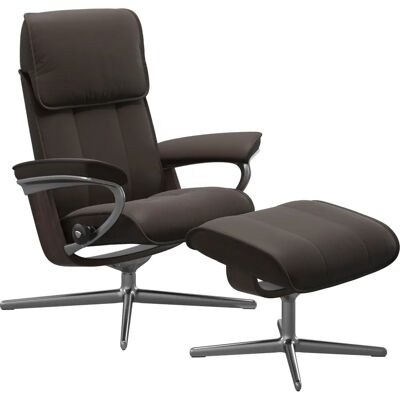 STRESSLESS Admiral Wenge Cross Base Leder Relaxsessel - Sessel STRESSLESS Admiral Wenge Cross Base Leder Relaxsessel - Sessel