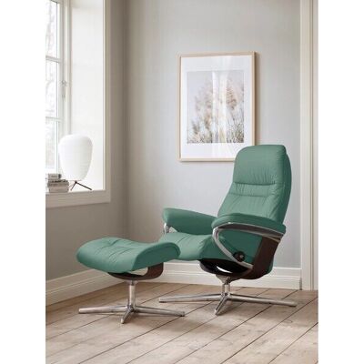 STRESSLESS Sunrise Aqua Grün Leder Relaxsessel - Sessel STRESSLESS Sunrise Aqua Grün Leder Relaxsessel - Sessel