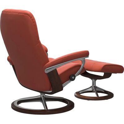 STRESSLESS Consul - Relaxsessel mit Leder BATICK, hennafarben, Signature Base STRESSLESS Consul - Relaxsessel mit Leder BATICK, hennafarben, Signature Base