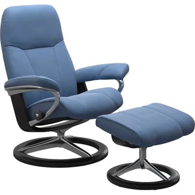 Stressless Consul Blau Leder Relaxsessel - Sessel Stressless Consul Blau Leder Relaxsessel - Sessel