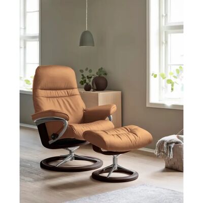 STRESSLESS Sunrise Taupe PALOMA Leder Relaxsessel Drehfunktion - Sessel STRESSLESS Sunrise Taupe PALOMA Leder Relaxsessel Drehfunktion - Sessel