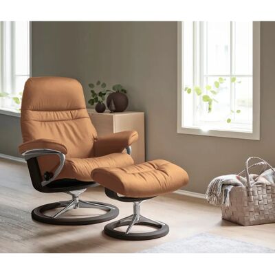 Wenge Signature Base Relaxsessel - Drehfunktion Wenge Signature Base Relaxsessel - Drehfunktion