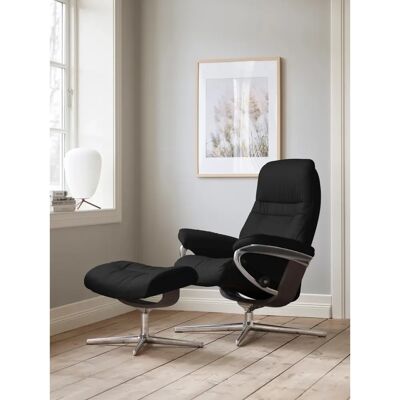 Stressless Sunrise Leder Sessel - Relaxfunktion & Drehsystem - Norwegen Stressless Sunrise Leder Sessel - Relaxfunktion & Drehsystem - Norwegen