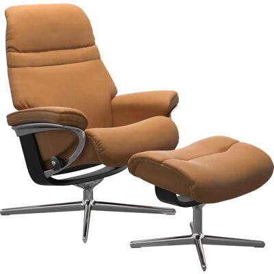 STRESSLESS Sunrise Relaxsessel - Leder, Drehfunktion, Fußhocker STRESSLESS Sunrise Relaxsessel - Leder, Drehfunktion, Fußhocker