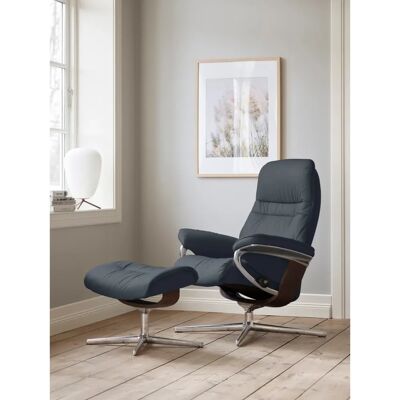 Stressless Sunrise Atlantic Blau BATICK Leder Relaxsessel - Relaxsessel Stressless Sunrise Atlantic Blau BATICK Leder Relaxsessel - Relaxsessel
