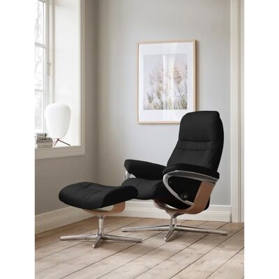 Stressless Sunrise Schwarzer Leder Relaxsessel mit BalanceAdapt - Sessel Stressless Sunrise Schwarzer Leder Relaxsessel mit BalanceAdapt - Sessel