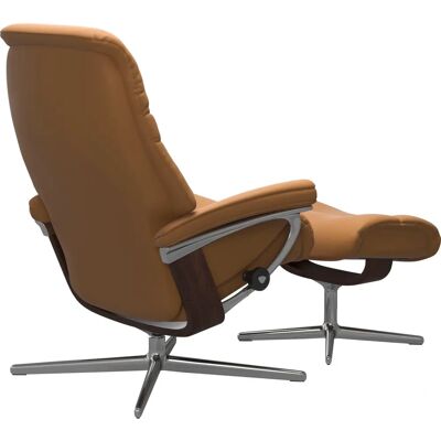 Stressless Sunrise Leder Relaxsessel mit Cross Base - Armlehnsessel Stressless Sunrise Leder Relaxsessel mit Cross Base - Armlehnsessel