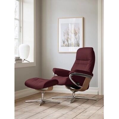 Stressless Sunrise Bordeaux Batick Leder Relaxsessel - Sessel Stressless Sunrise Bordeaux Batick Leder Relaxsessel - Sessel