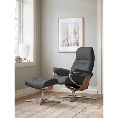 STRESSLESS Sunrise grau BATICK - Relaxsessel mit Kreuzfuß STRESSLESS Sunrise grau BATICK - Relaxsessel mit Kreuzfuß