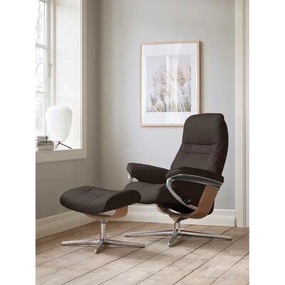 STRESSLESS Sunrise Leder Sessel - Relaxfunktion & Drehfunktion STRESSLESS Sunrise Leder Sessel - Relaxfunktion & Drehfunktion