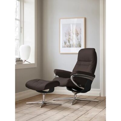Stressless Sunrise Leder Relaxsessel - Drehbar, Komfort Stressless Sunrise Leder Relaxsessel - Drehbar, Komfort