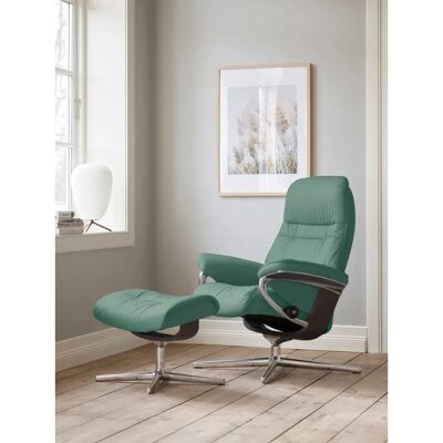 Stressless Sunrise Cross Base Aqua Grün - Relaxsessel Stressless Sunrise Cross Base Aqua Grün - Relaxsessel