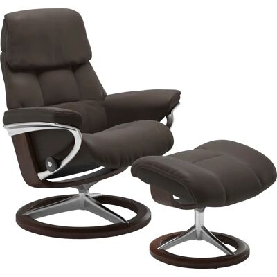 STRESSLESS Ruby Relaxsessel - Leder Batick - Signature Base - 78x100x76 cm STRESSLESS Ruby Relaxsessel - Leder Batick - Signature Base - 78x100x76 cm