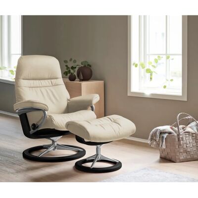 Stressless Sunrise Relaxsessel - Bequemer Drehlederstuhl Stressless Sunrise Relaxsessel - Bequemer Drehlederstuhl