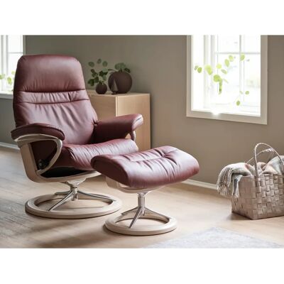 Stressless Sunrise Leder Relaxsessel - Komfort & Drehfunktion Stressless Sunrise Leder Relaxsessel - Komfort & Drehfunktion