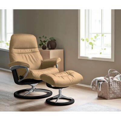 STRESSLESS Sunrise Beiger Relaxsessel - Leder, BalanceAdapt STRESSLESS Sunrise Beiger Relaxsessel - Leder, BalanceAdapt