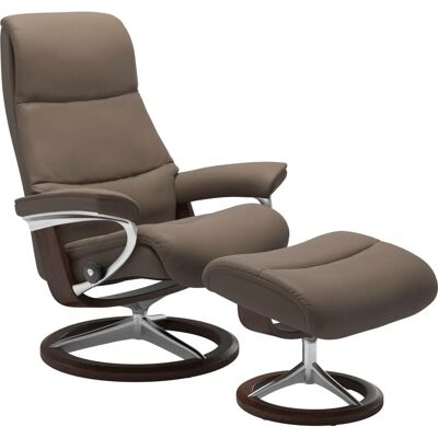 STRESSLESS View Relaxsessel - Braun Leder, Relax & Drehsystem STRESSLESS View Relaxsessel - Braun Leder, Relax & Drehsystem