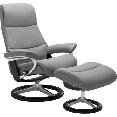 STRESSLESS View Relaxsessel - Leder BATICK - Schwarze Cross Base - Größe S STRESSLESS View Relaxsessel - Leder BATICK - Schwarze Cross Base - Größe S