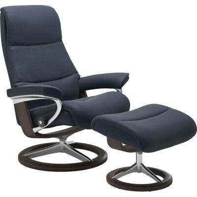 Stressless View Relaxsessel - Oxford Blau Paloma - Relaxsessel Stressless View Relaxsessel - Oxford Blau Paloma - Relaxsessel