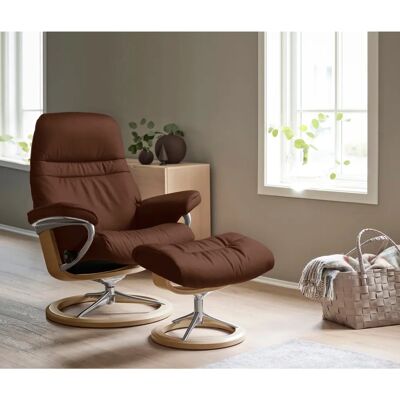 STRESSLESS Sunrise Hocker - Relax, Dreh Leder BATICK STRESSLESS Sunrise Hocker - Relax, Dreh Leder BATICK