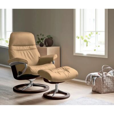 STRESSLESS Sunrise Beige Relaxhocker - Fußhocker STRESSLESS Sunrise Beige Relaxhocker - Fußhocker