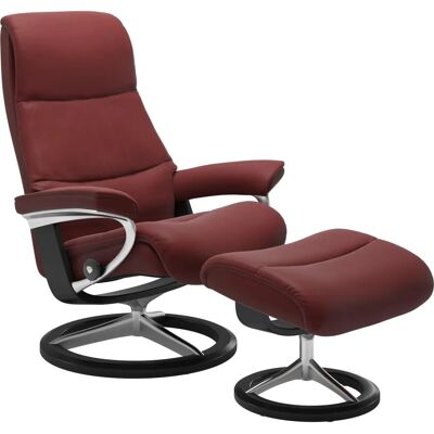 STRESSLESS View Relaxsessel - Leder PALOMA, Schwarz Kreuzbasis STRESSLESS View Relaxsessel - Leder PALOMA, Schwarz Kreuzbasis