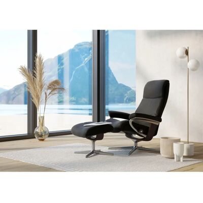 STRESSLESS View Schwarzer Leder Relaxsessel - Sessel STRESSLESS View Schwarzer Leder Relaxsessel - Sessel