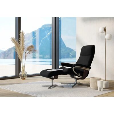 Stressless View Relaxsessel Leder BATICK - Schwarz - 78x108x78cm - Recliner Armchair Stressless View Relaxsessel Leder BATICK - Schwarz - 78x108x78cm - Recliner Armchair