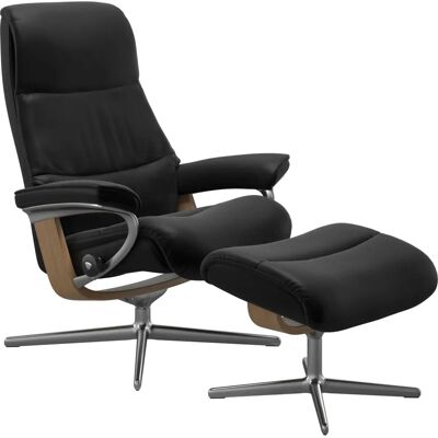 Stressless View Schwarzer BATICK Leder Relaxsessel - Dreh- und BalanceSystem Stressless View Schwarzer BATICK Leder Relaxsessel - Dreh- und BalanceSystem