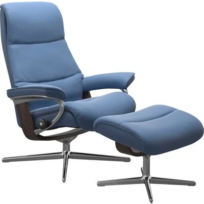 Stressless View Blau Relaxsessel - Sessel mit Cross Base Stressless View Blau Relaxsessel - Sessel mit Cross Base