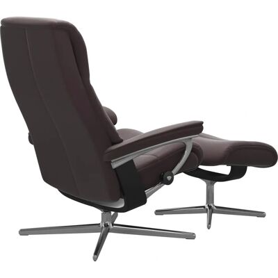 Stressless View Bordeaux Relaxsessel mit Cross Base - Sitzsessel Stressless View Bordeaux Relaxsessel mit Cross Base - Sitzsessel