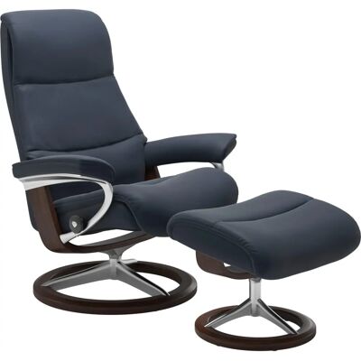 Stressless View Oxford Blau Leder Relaxsessel - Sessel Stressless View Oxford Blau Leder Relaxsessel - Sessel