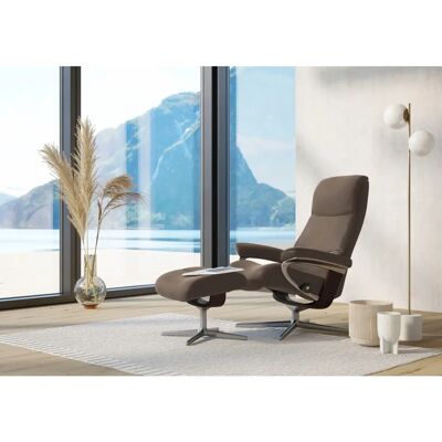 Stressless View Relaxsessel - Leder Braun - Max 130kg Stressless View Relaxsessel - Leder Braun - Max 130kg