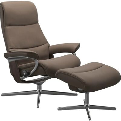 Stressless View Fußhocker - Komfort, Leder BATICK, Cross Base Wenge Stressless View Fußhocker - Komfort, Leder BATICK, Cross Base Wenge