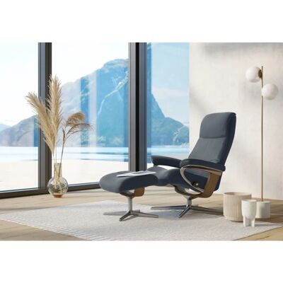 Stressless View Leder Blau Relaxsessel - Relaxsessel Stressless View Leder Blau Relaxsessel - Relaxsessel