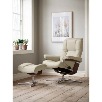 Stressless Mayfair Beige Relaxsessel Leder Dreharmlehne - Relaxsessel Stressless Mayfair Beige Relaxsessel Leder Dreharmlehne - Relaxsessel