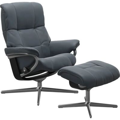 Stressless Mayfair Blauer Batick Fußhocker - Hocker Stressless Mayfair Blauer Batick Fußhocker - Hocker