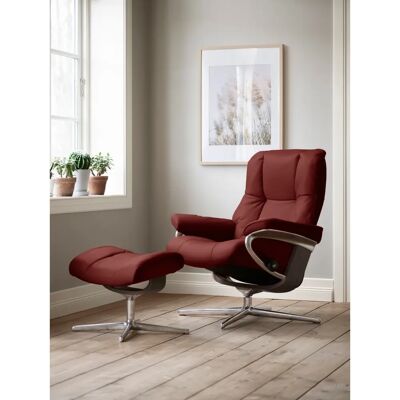 STRESSLESS Mayfair Rot Microfaser Fußhocker - Fußhocker STRESSLESS Mayfair Rot Microfaser Fußhocker - Fußhocker
